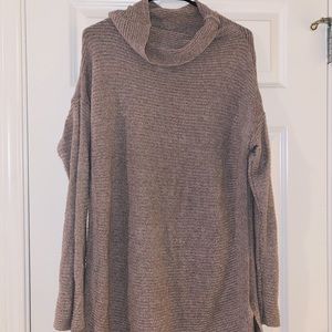 Light pink mock turtleneck sweater!